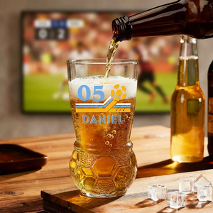 Football Glory - Personalized Custom Football Beer Glass