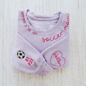 Personalized Beautiful Sign Embroidery Sweatshirt