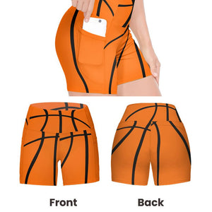 Personalized Women's Workout Shorts Baseball Softball Football Basketball Lover