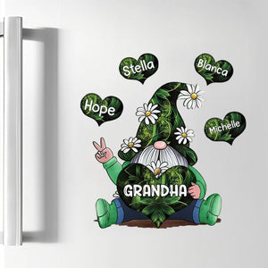 Sparkling Grandma With Sweet Heart Kids - Personalized Decal, Gift For Grandma