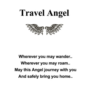 Protection Angel Personalized Guardian Angel Keychain, Best Friend Gift Idea