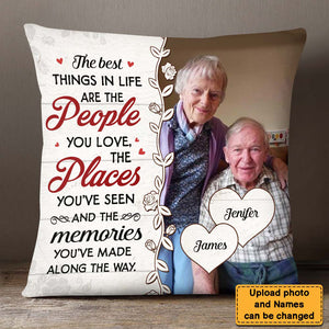 Personalized Gift For Couple The Thing In Life Pillow
