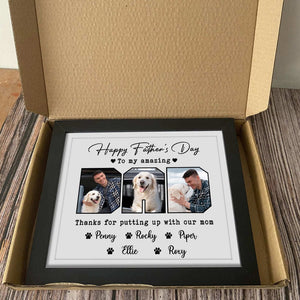 Personalized Photo Happy Father's Day To My Amazing Dad Picture Frame