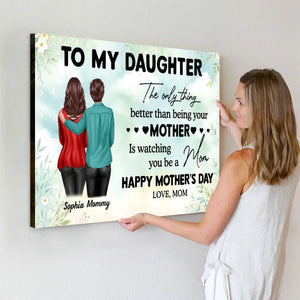 Happy Mother's Day! Personalized Poster, Mother's Day 2025 Gift for Daughter