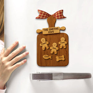 Celebrate Your Family With Cookie Figures Decal, Personalized Custom Decal Gift