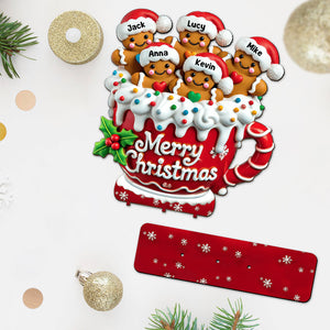 Merry Christmas - Personalized Family Cookie Plaque