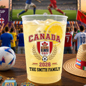 Custom Soccer Party Cups - Personalized Birthday Gifts For Soccer Lovers