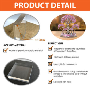 The Love Between Mother And Her Kids - Personalized Custom Shaped Acrylic Plaque