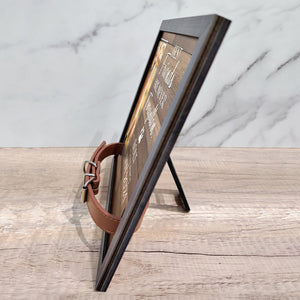 Custom Photo My Hardest Goodbye Memorial Pet Loss Sign, 2-Layered Collar Frame, Sympathy Gift For Dog Owners