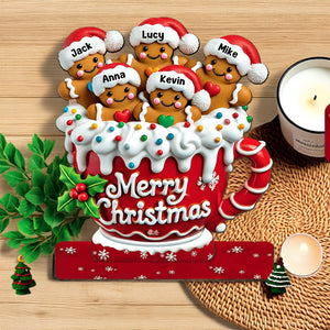Merry Christmas - Personalized Family Cookie Plaque