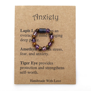 Healing crystals,Beaded elastic ring