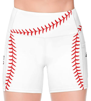 Personalized Women's Workout Shorts Baseball Softball Football Basketball Lover