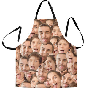 Funny Family Face - Personalized Photo Apron