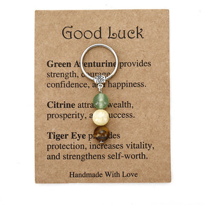 Crystal keychain,Healing crystals,Sad, A new beginning,Love yourself, Good luck with that,Success,Crystal gift