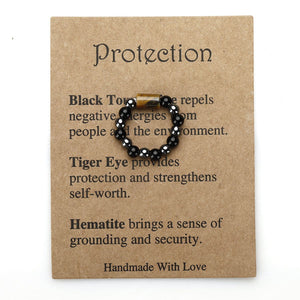 Healing crystals,Beaded elastic ring