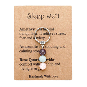 Crystal keychain,Healing crystals,Sad, A new beginning,Love yourself, Good luck with that,Success,Crystal gift