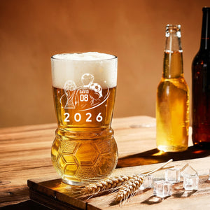 Football Glory - Personalized Custom Football Beer Glass
