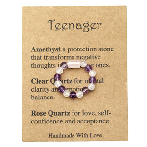 Healing crystals,Beaded elastic ring