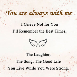 Personalized Circle Wings Memorial Ring - I am not a Widow, I am a wife to a husband with wings