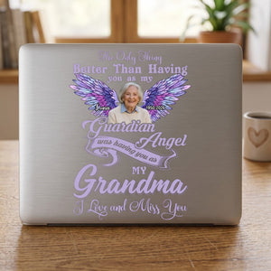 Memorial Gift For Loss Of Loved One β Personalized Decal "I Love And Miss You Mom"