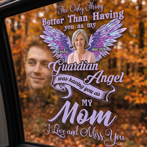Memorial Gift For Loss Of Loved One β Personalized Decal "I Love And Miss You Mom"
