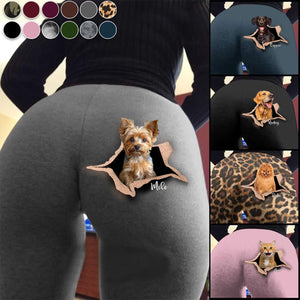 Gift For Pet lover Crack Custom Photo Personalized Leggings