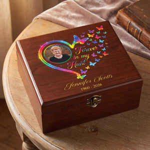 Memorial Gift For Loss Of Loved One β Personalized Decal "Forever In My Heart"