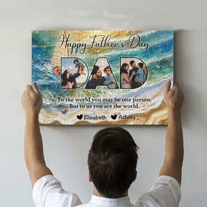 Father - To Me You Are The World - Personalized Puzzles