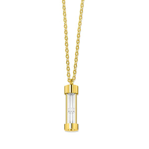 Eternal Embrace Memorial Hourglass Urn Necklace
