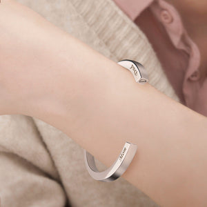 Personalized Double Chamber Memorial Ashes Bracelet