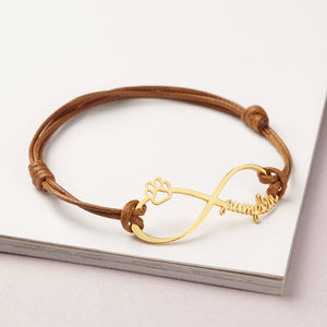 Personalized Pet Memorial Bracelet Pet Loss Gift