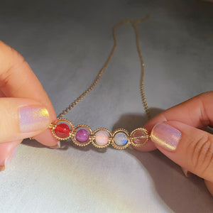 Zodiac Necklace Natural Astrology Jewelry Gift