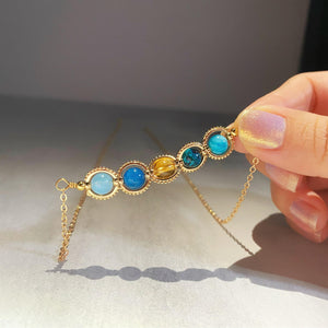 Zodiac Necklace Natural Astrology Jewelry Gift