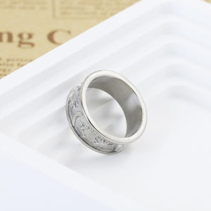 Personalized Sun Moon Star Ring For Couple, BBF, Engraved Vintage Rings