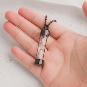 Eternal Embrace Memorial Hourglass Urn Necklace