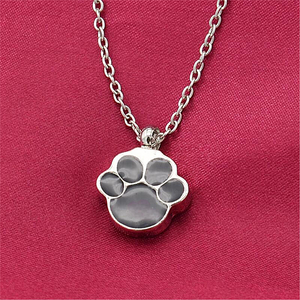 Dog Claw Memorial Necklace Urn Necklace