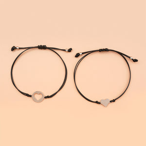 Back to School Heart Card Bracelet