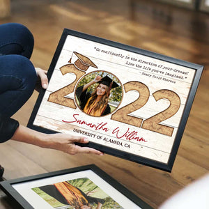 Personalised 2022 Graduation Gift For Her/Him Canvas Prints
