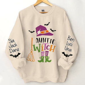 Grandma Witch Halloween Personalized Sweatshirt