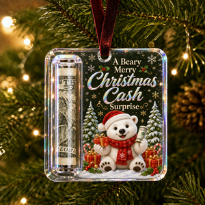 Christmas Cash Holder Ornament Gift for Family