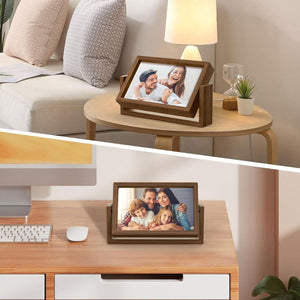 Personalized Grandma‘s Garden Rotating Double-Sided Photo Frame