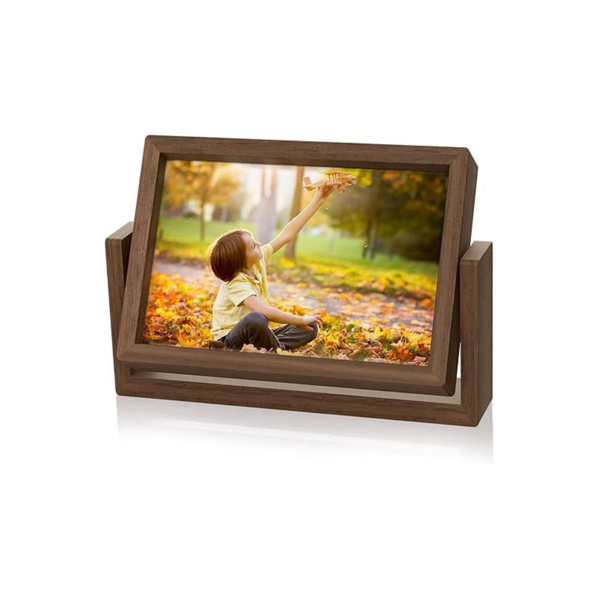 Personalized Grandma‘s Garden Rotating Double-Sided Photo Frame