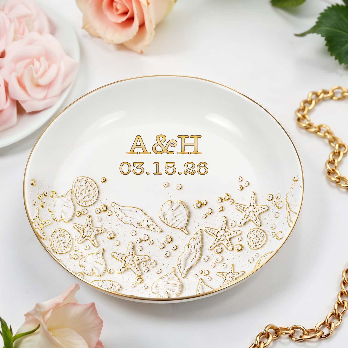 Our Special Day Beach, Ceramic Dish, Gift For Wife And Beach Lovers