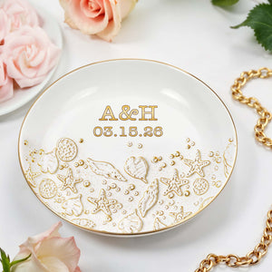 Our Special Day Beach, Ceramic Dish, Gift For Wife And Beach Lovers