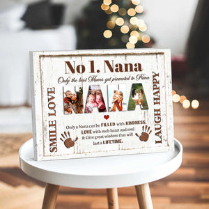 Personalized No.1 Nana Photo Collage Canvas/ Poster Gift