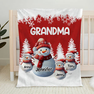 My Fav People Call Me - Personalized Custom Fleece Blanket