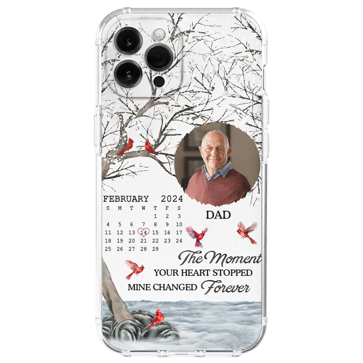 My Heart Changed Forever - Personalized Phone Case