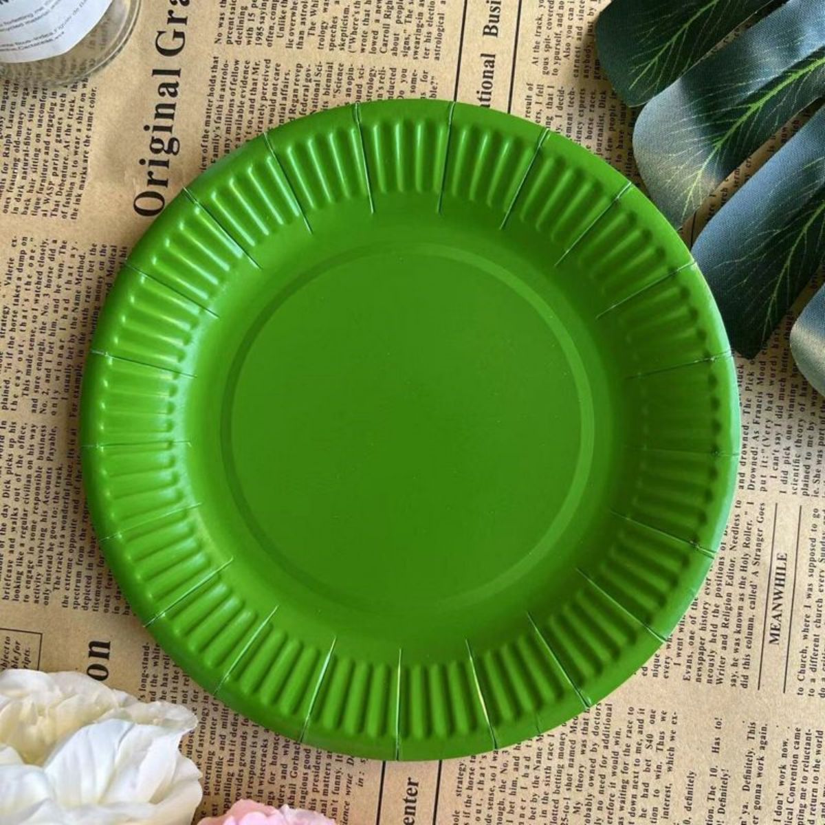 Colorful Disposable Party Plates-Party Decoration