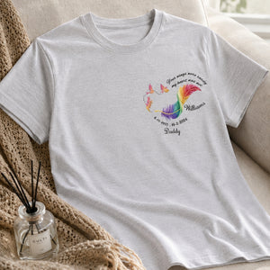 Personalized "Your Wings Were Ready" Memorial Shirt – Custom Name & Dates | Remembrance Gift For Loved One