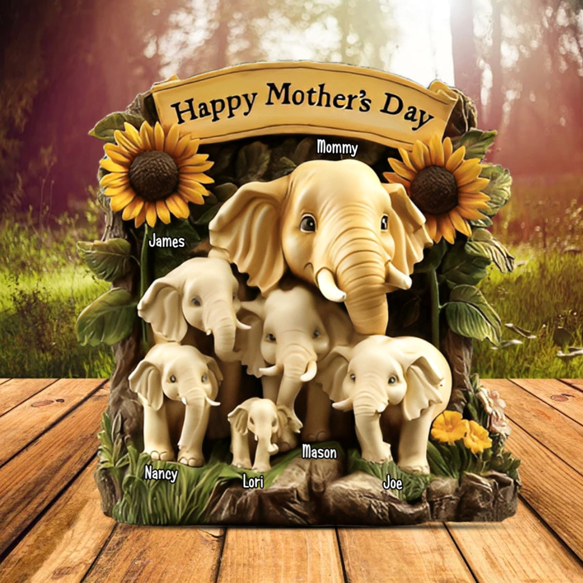 Happy Mother's Day - Personalized Acrylic Plaque For Mother's Day Gift